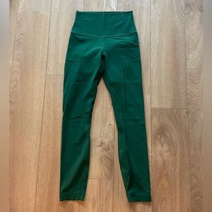 Green lulu lemon align leggings